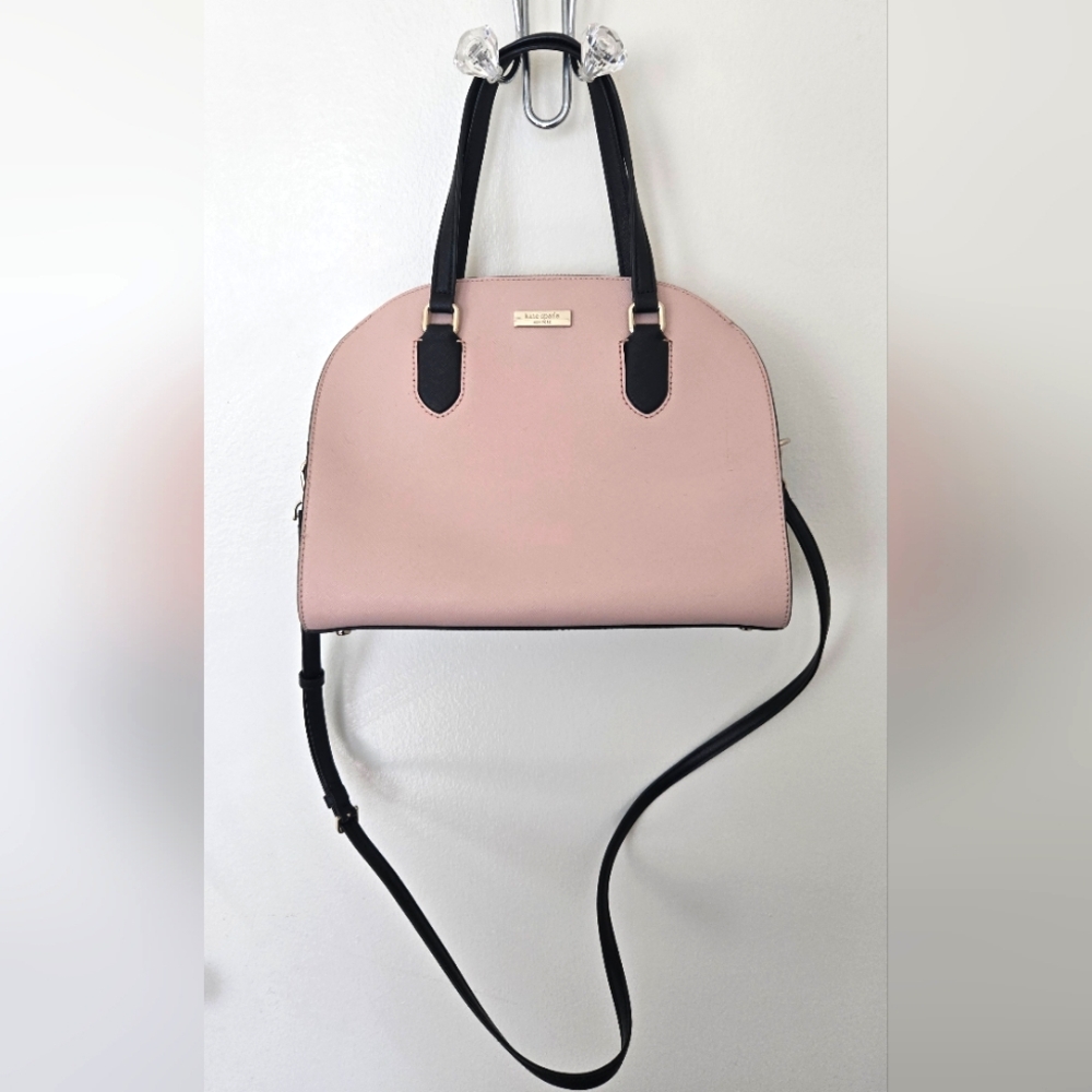 Kate Spade Pink and Black Satchel